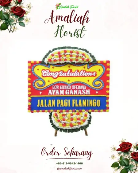 Sewa Papan Bunga Kemenangan Tani